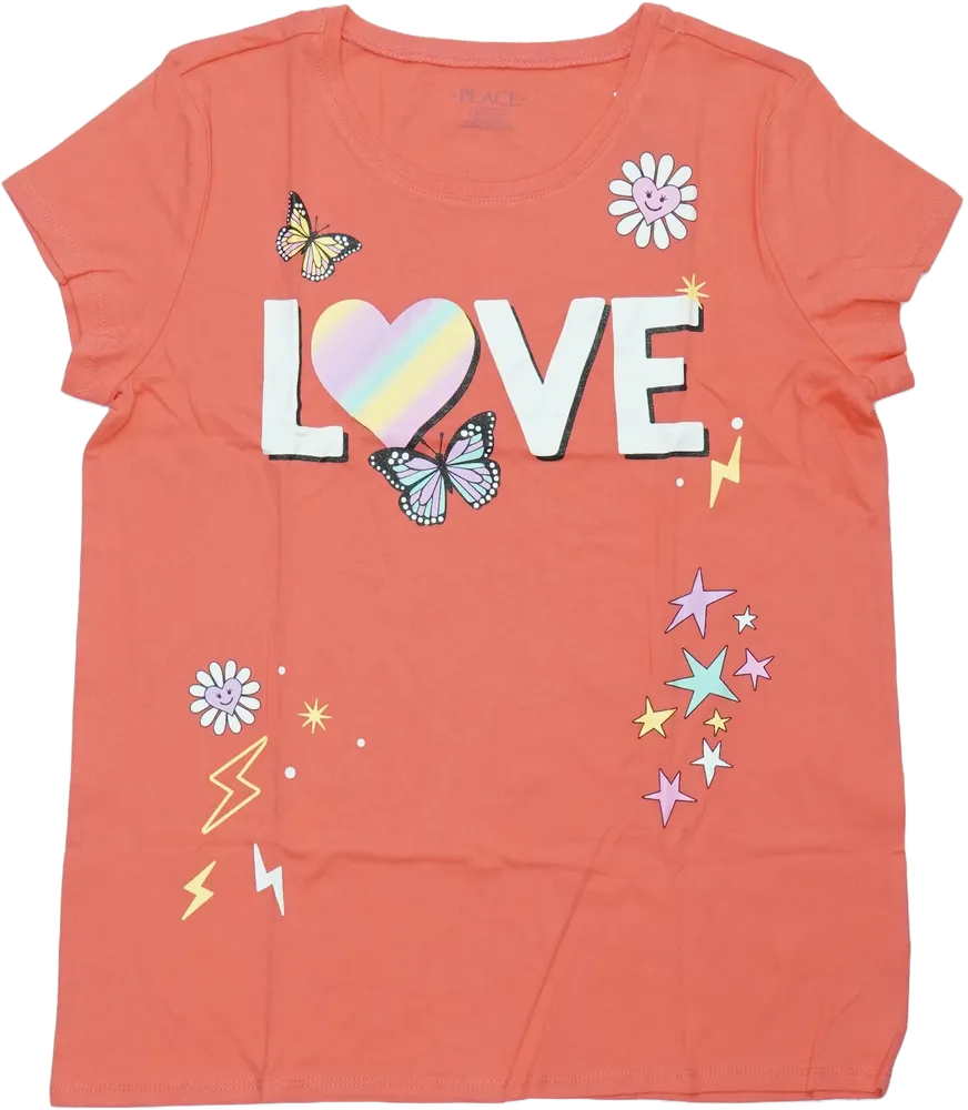 Rózsaszín Children's Place Póló EU 164 / UK 14 év / US 14 év/XL