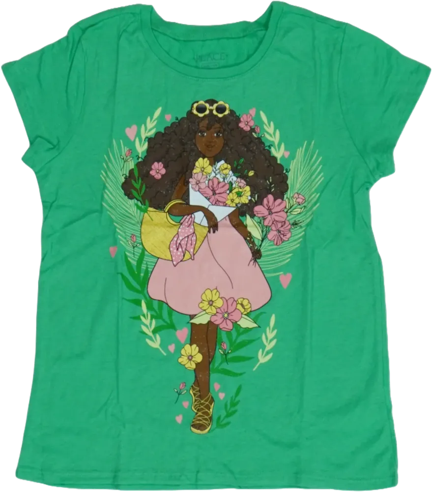 Zöld Children's Place Póló EU 128 / UK 8 év / US 8 év/M