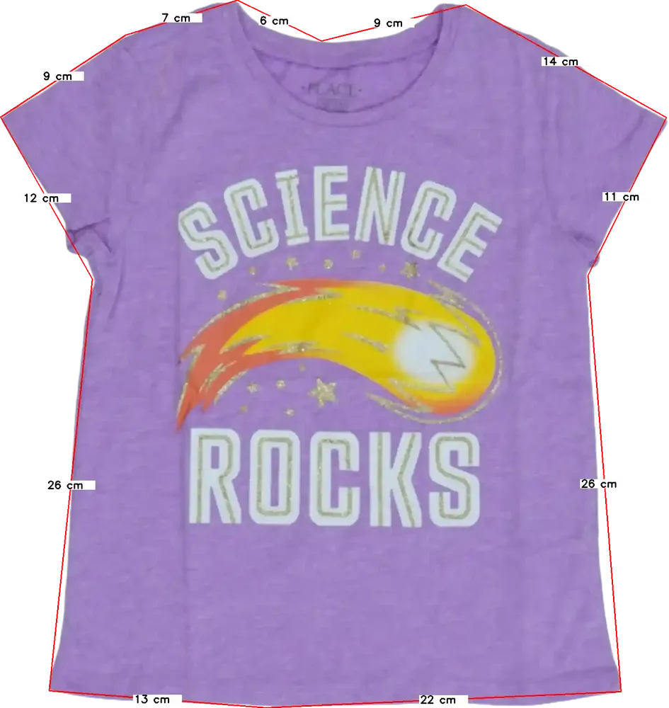 Lila Children's Place Póló EU 116 / UK 6 év / US 6 év/S