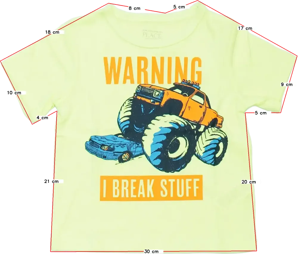 Sárga Children's Place Póló EU 86 / UK 12-18 hónap / US 18 hónap