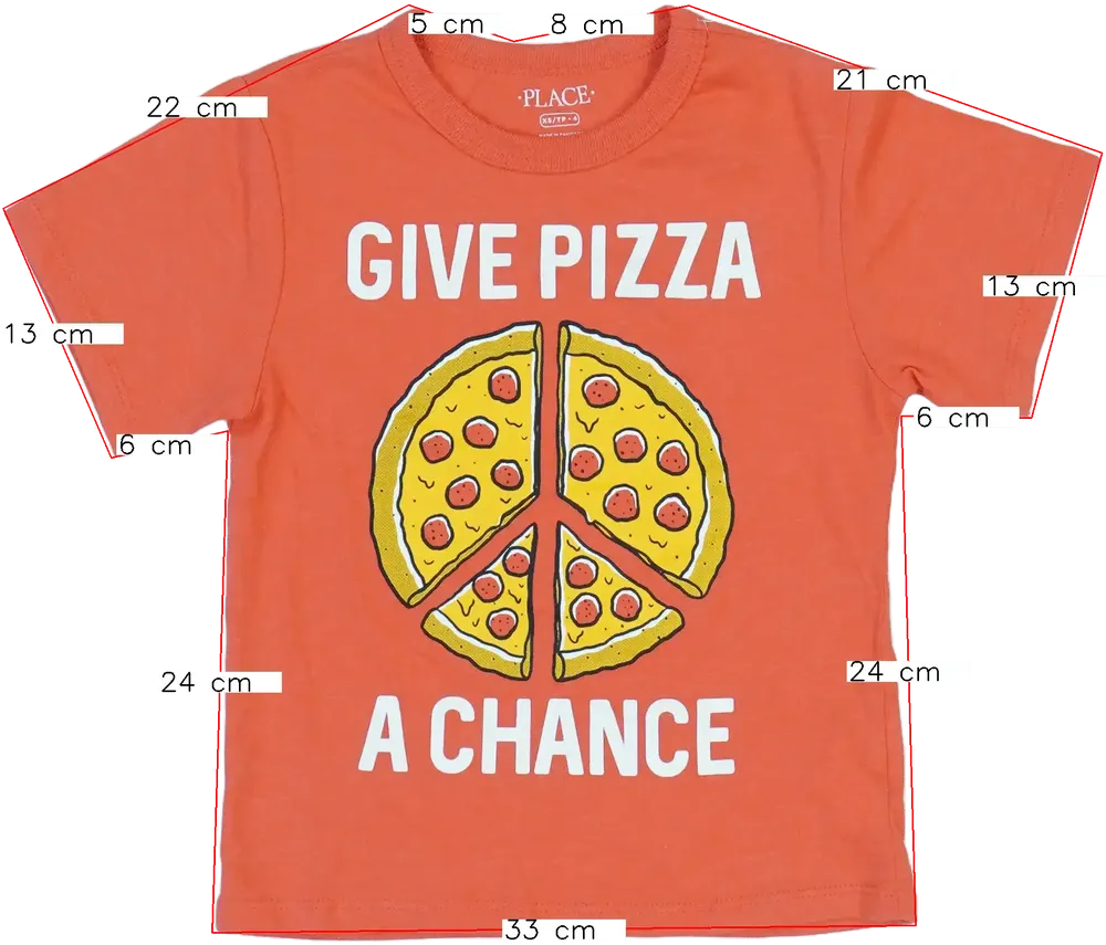 Sárga (narancs) Children's Place Póló EU 104 / UK 4 év / US 4T/XS