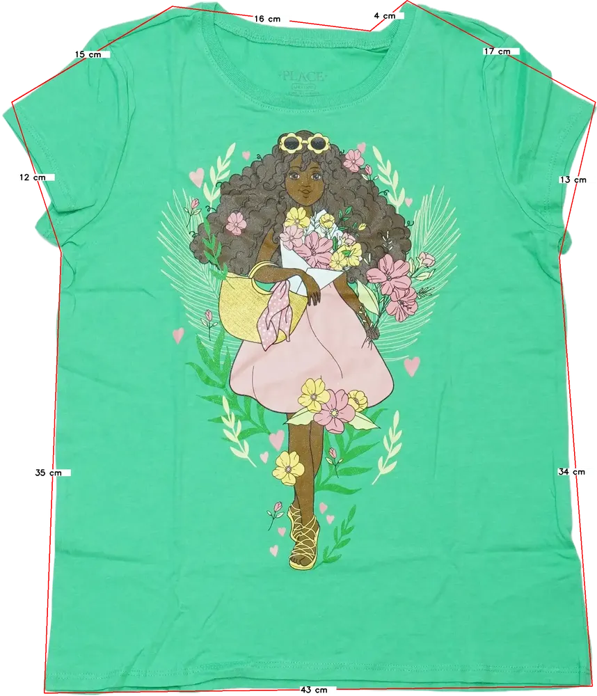 Zöld Children's Place Póló EU 152 / UK 12 év / US 12 év/L