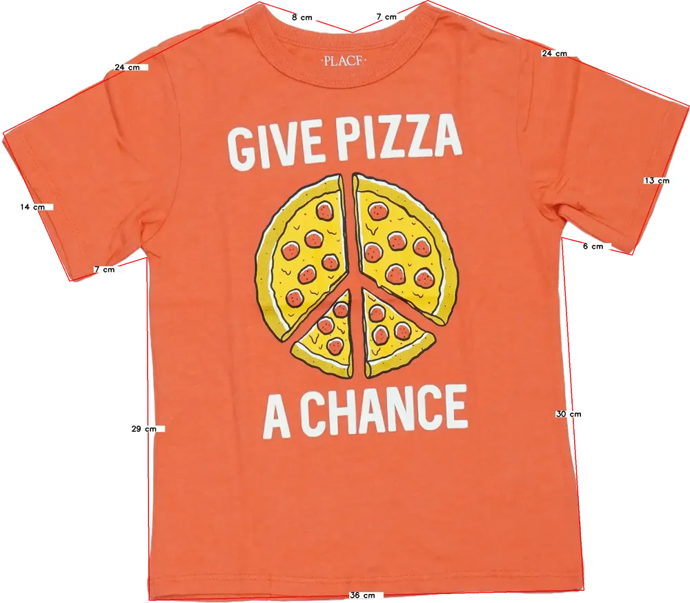 Sárga (narancs) Children's Place Póló EU 116 / UK 6 év / US 6 év/S