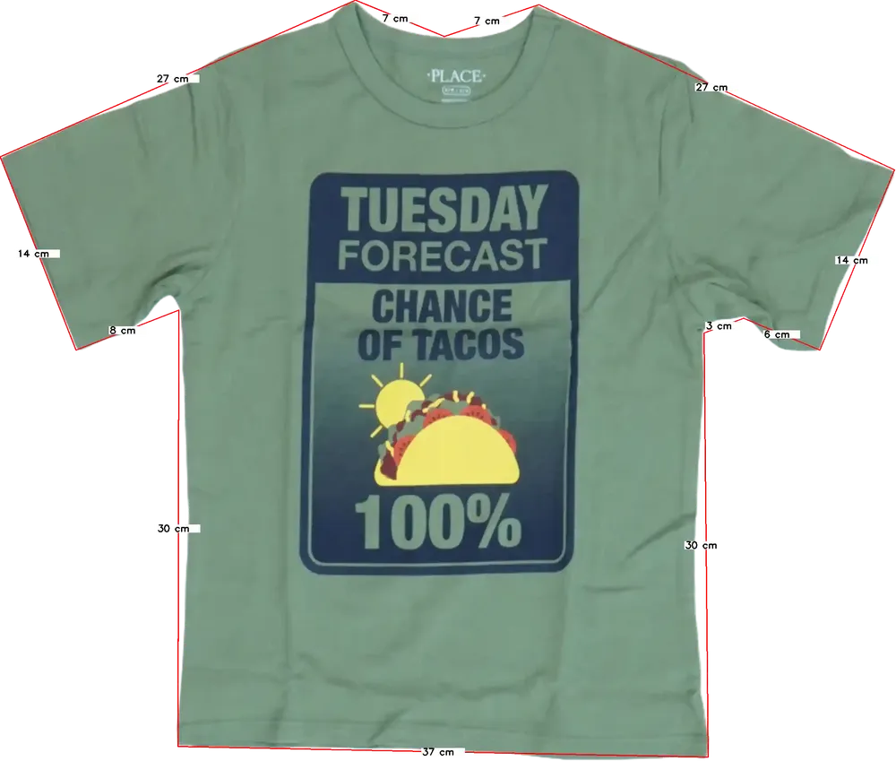 Zöld Children's Place Póló EU 104 / UK 4 év / US 4T/XS