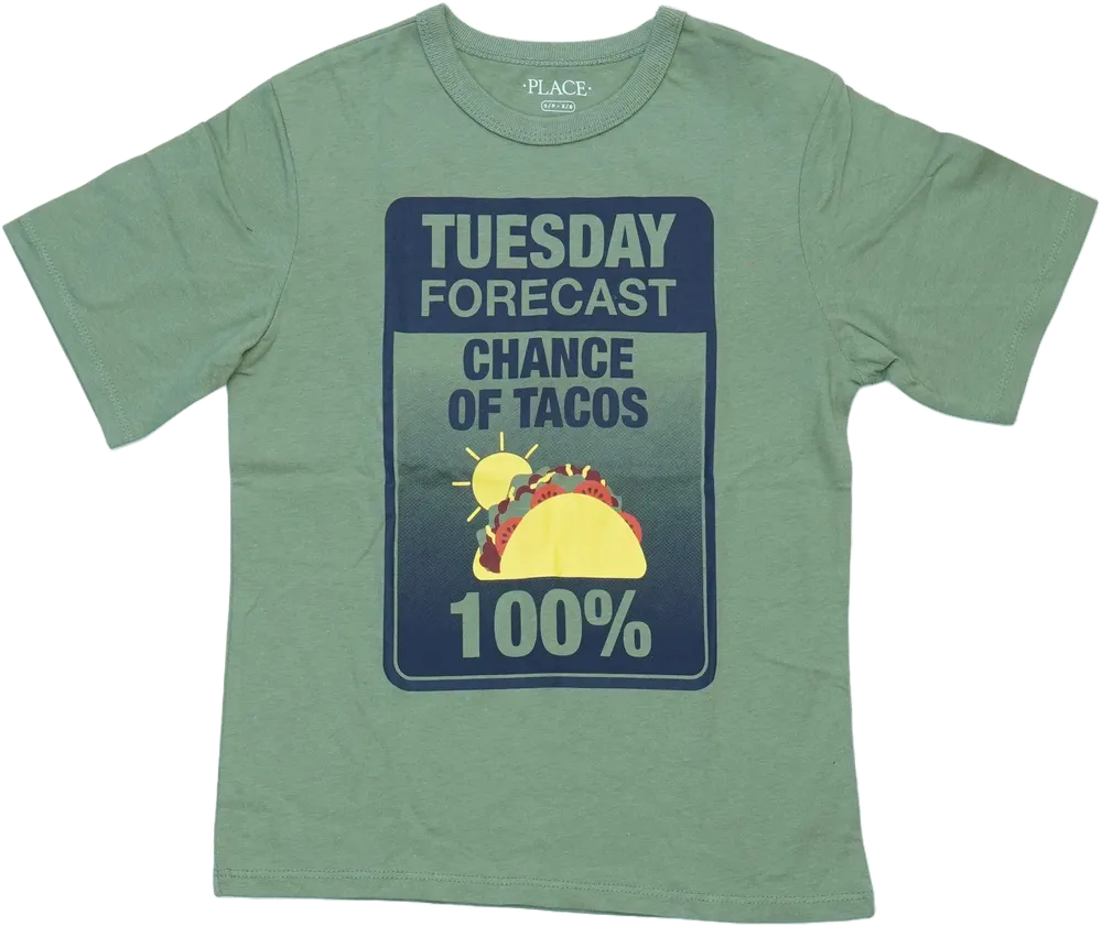 Zöld Children's Place Póló EU 116 / UK 6 év / US 6 év/S