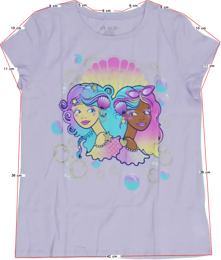 Lila Children's Place Póló EU 152 / UK 12 év / US 12 év/L