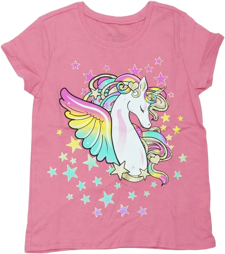 Rózsaszín Children's Place Póló EU 116 / UK 6 év / US 6 év/S