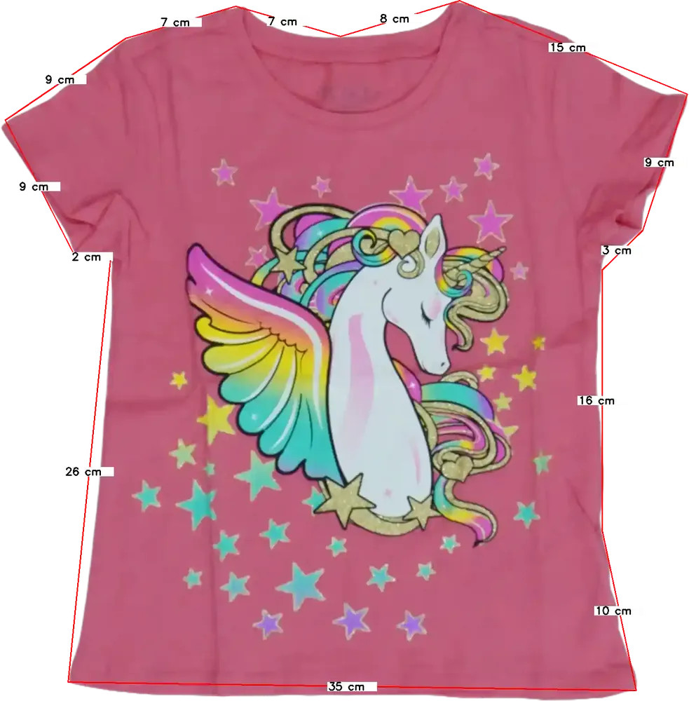 Rózsaszín Children's Place Póló EU 104 / UK 4 év / US 4T/XS