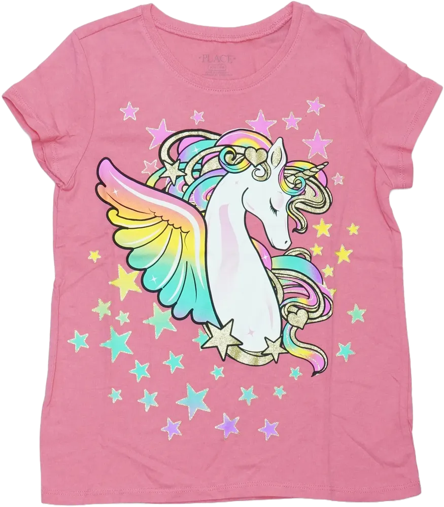 Rózsaszín Children's Place Póló EU 128 / UK 8 év / US 8 év/M