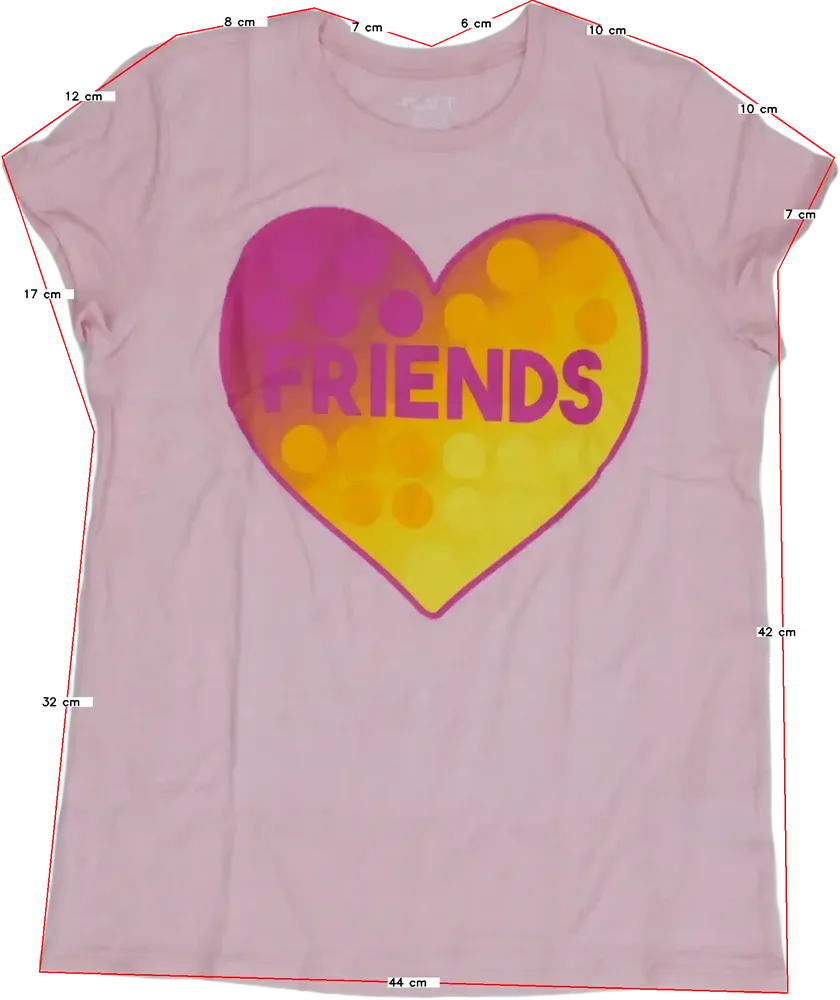 Rózsaszín Children's Place Póló EU 164 / UK 14 év / US 14 év/XL