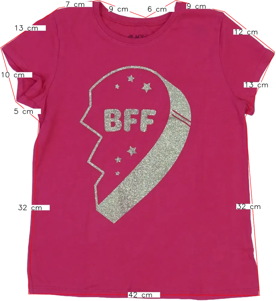 Rózsaszín Children's Place Póló EU 152 / UK 12 év / US 12 év/L