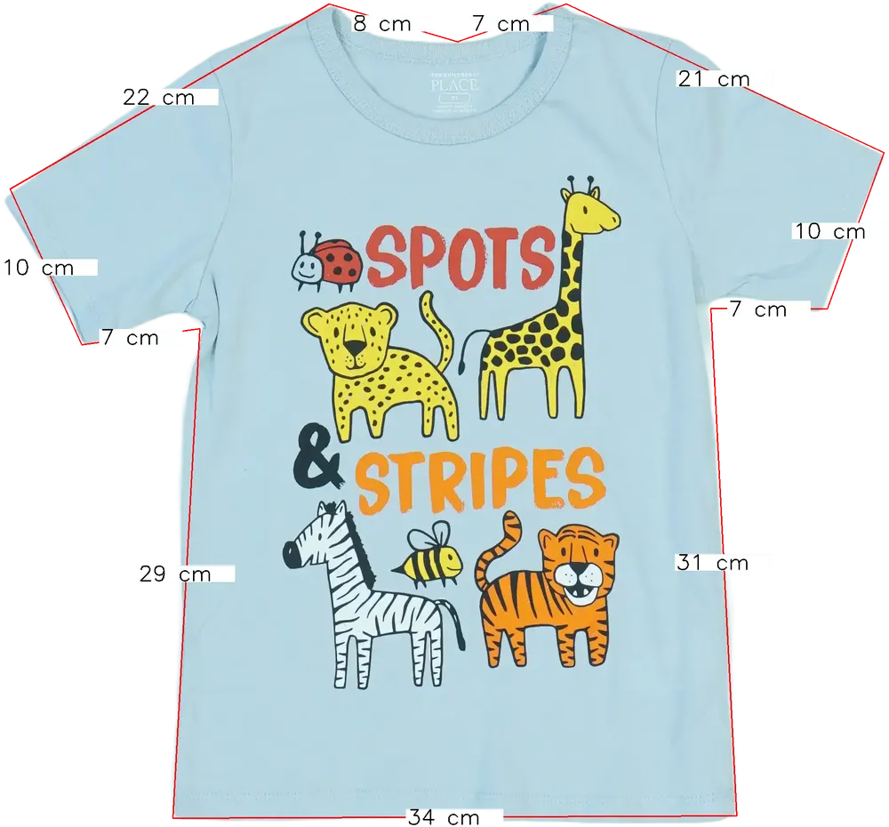 Kék Children's Place Póló EU 110 / UK 5 év / US 5 év/XS