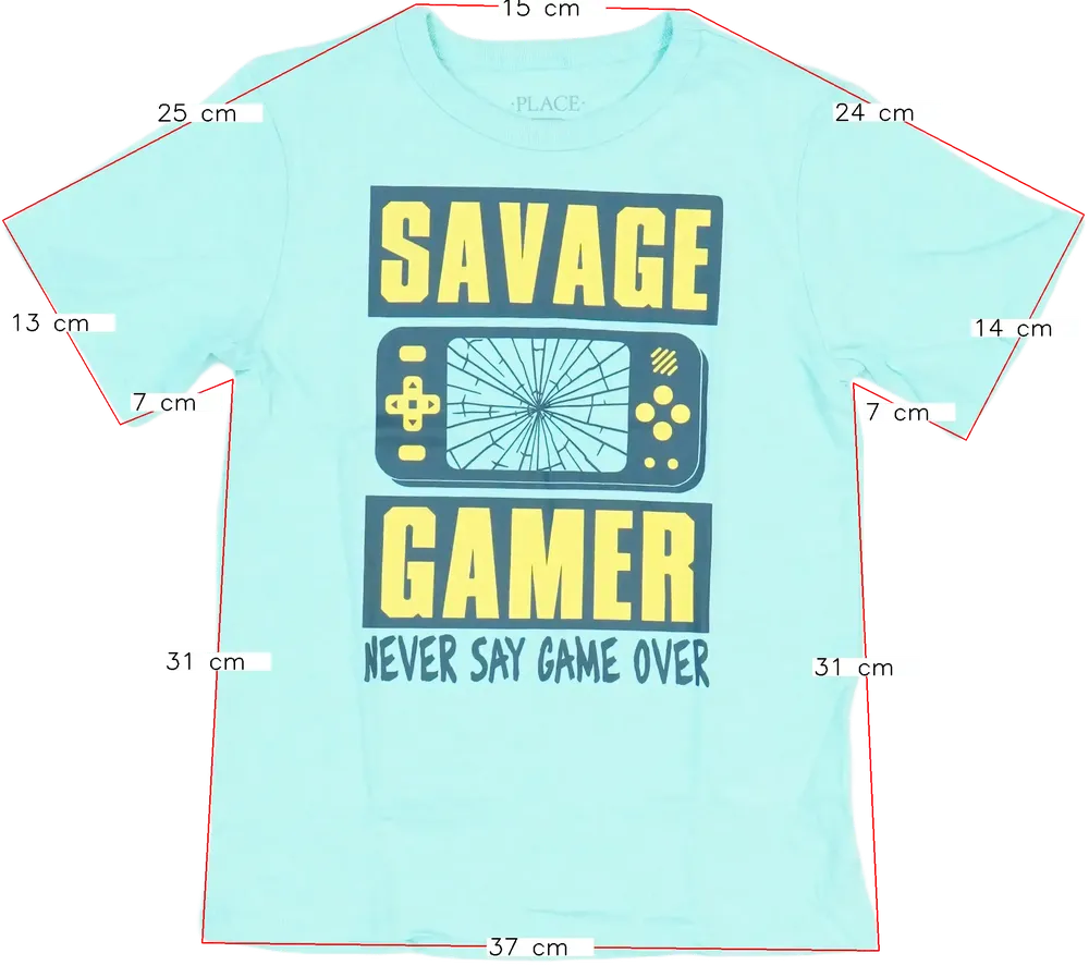 Kék Children's Place Póló EU 116 / UK 6 év / US 6 év/S