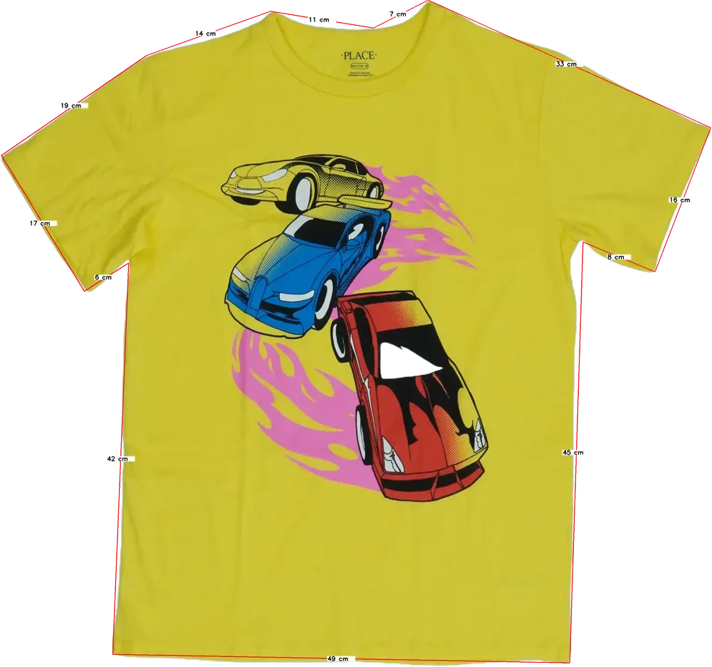 Sárga Children's Place Póló EU 176 / UK 16 év / US XL