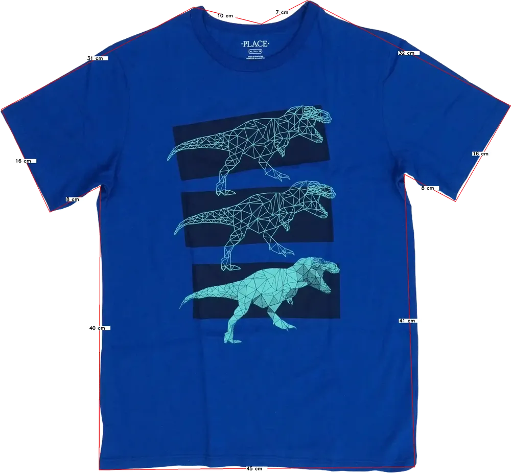 Kék Children's Place Póló EU 164 / UK 14 év / US 14 év/XL