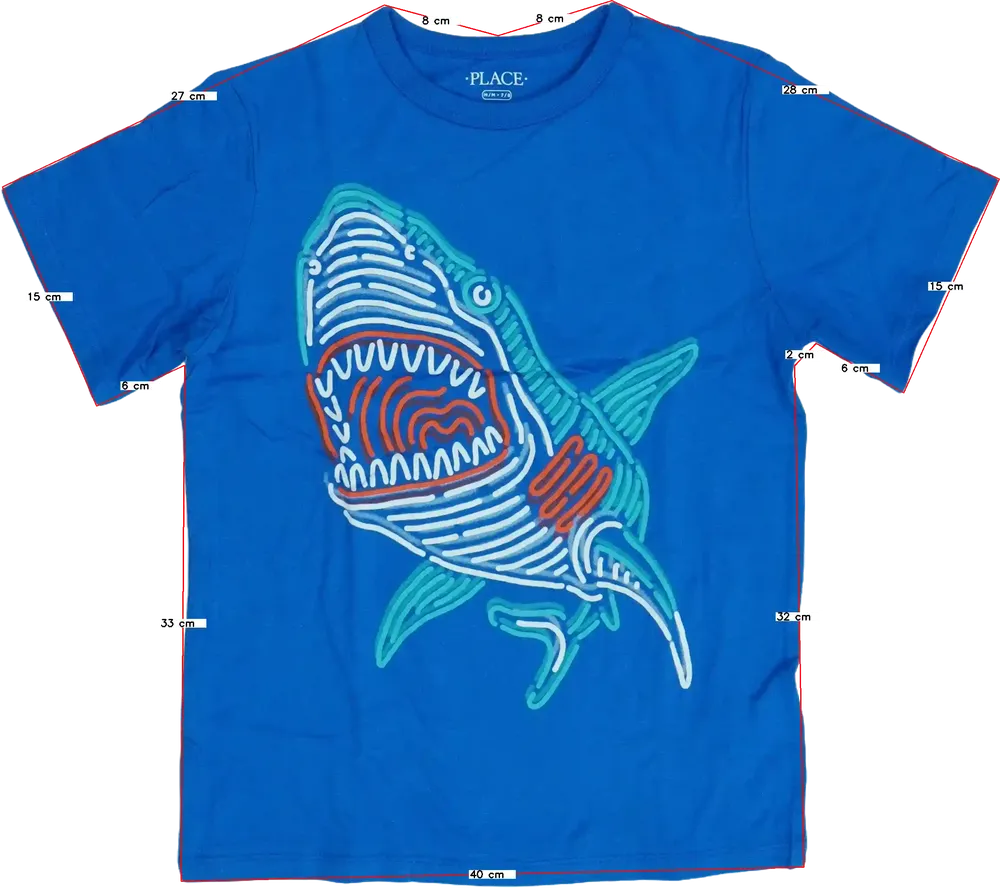 Kék Children's Place Póló EU 116 / UK 6 év / US 6 év/S