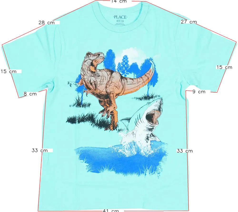 Kék Children's Place Póló EU 128 / UK 8 év / US 8 év/M