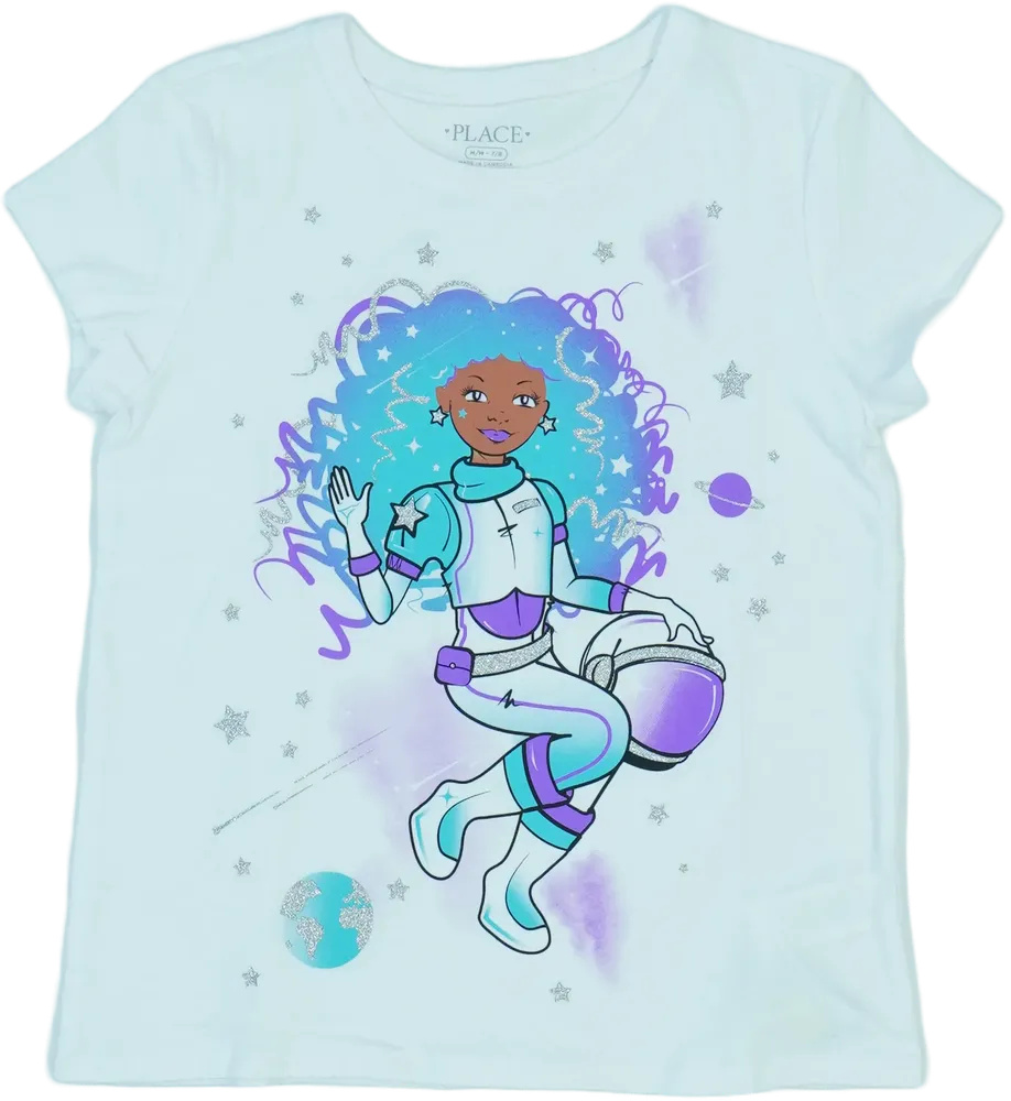 Fehér Children's Place Póló EU 128 / UK 8 év / US 8 év/M