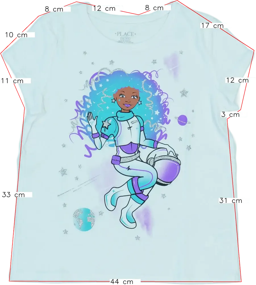 Fehér Children's Place Póló EU 152 / UK 12 év / US 12 év/L