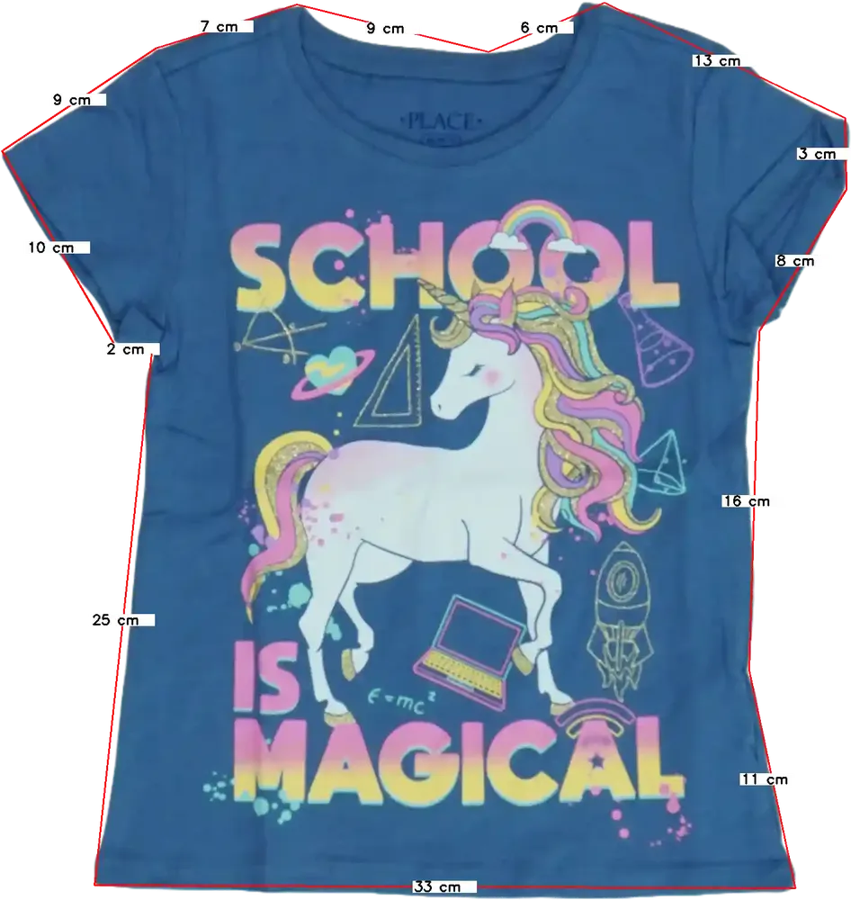 Kék Children's Place Póló EU 104 / UK 4 év / US 4T/XS