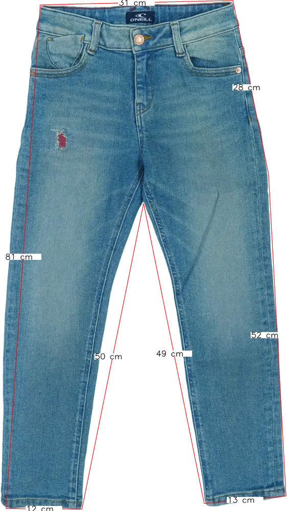 Kék O'neill Farmernadrág EU 128 / UK 8 év / US 8 év/M
