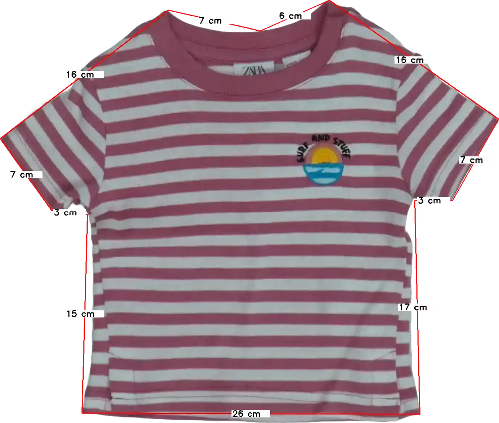 Rózsaszín Benetton Póló EU 140 / UK 10 év / US 10 év/L