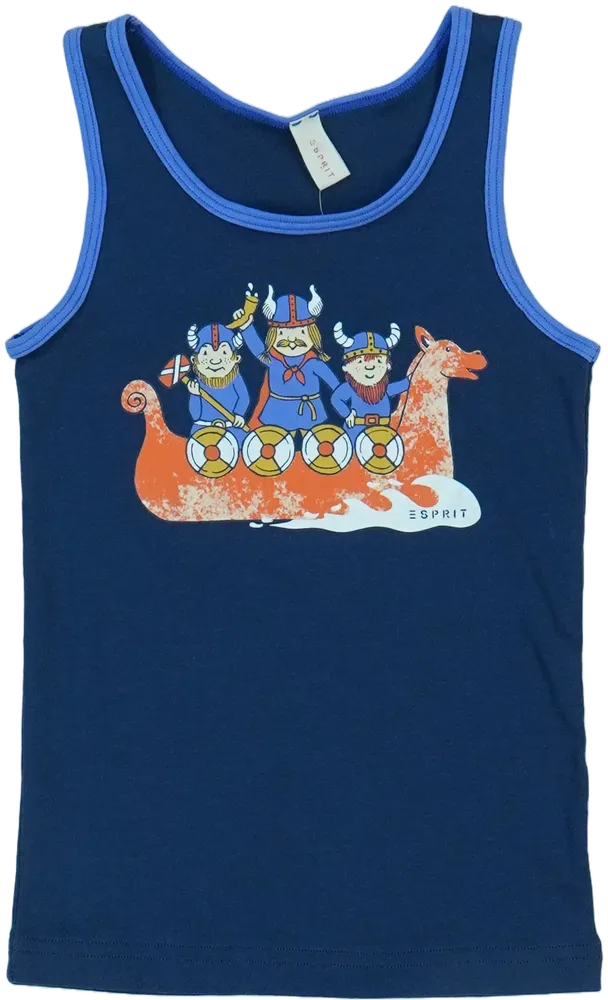 Kék Esprit Fiú / Férfi trikó EU 98 / UK 3 év / US 3T