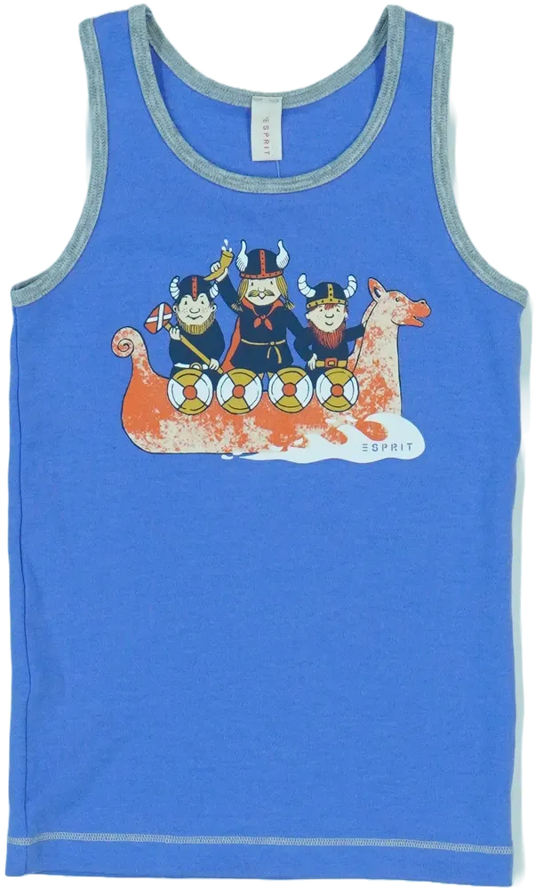 Kék Esprit Fiú / Férfi trikó EU 98 / UK 3 év / US 3T