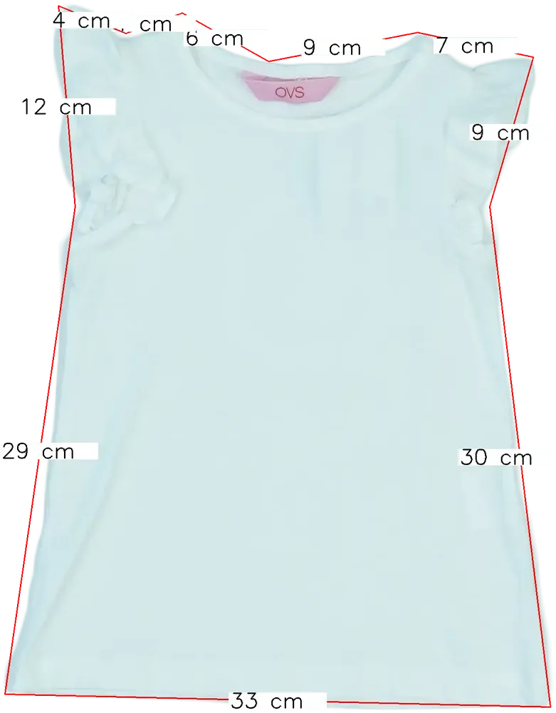 Fehér OVS Póló EU 98 / UK 3 év / US 3T