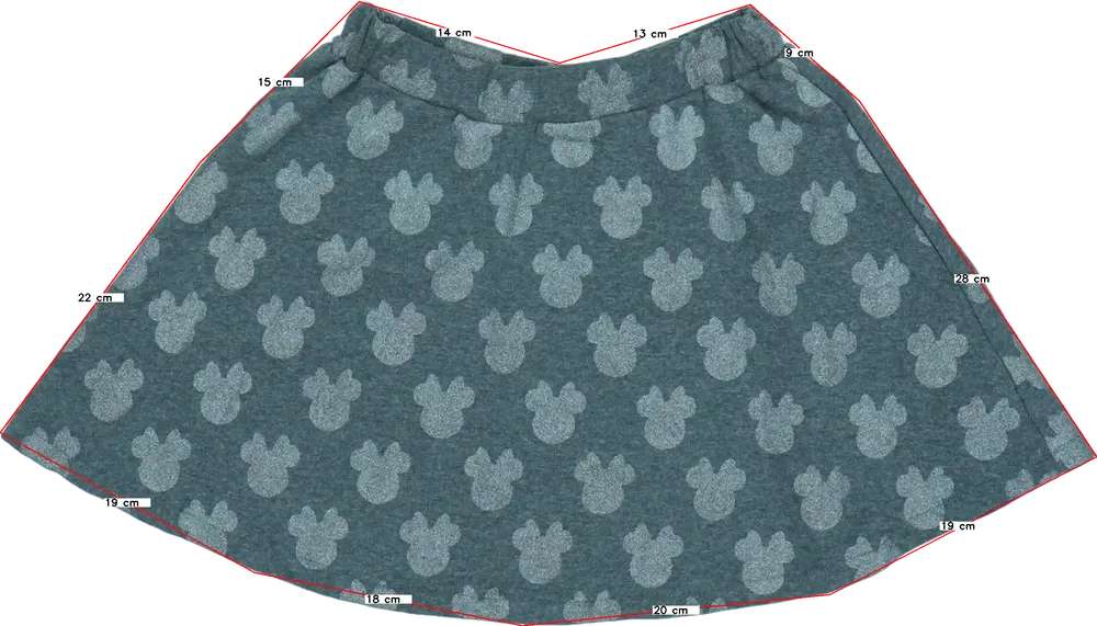 Szürke Disney Szoknya EU 134 / UK 9 év / US 9 év/L