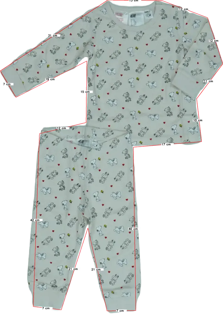 Barna H&amp;M Pizsama EU 74 / UK 6-9 hónap / US 6-9 hónap