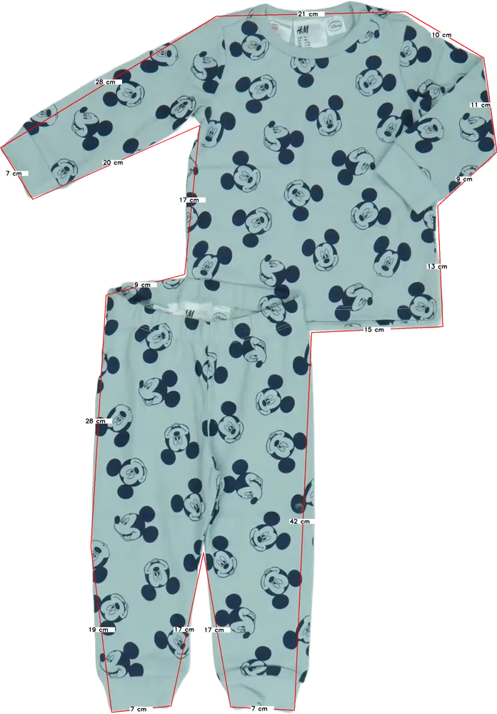 Kék H&amp;M Pizsama EU 74 / UK 6-9 hónap / US 6-9 hónap