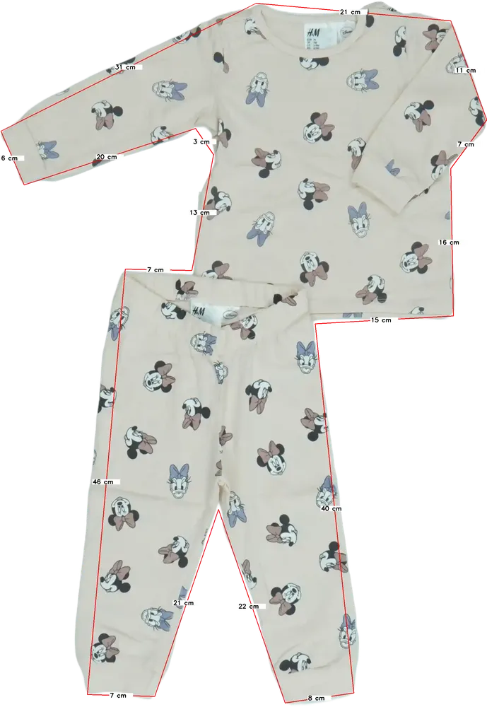 Barna H&amp;M Pizsama EU 74 / UK 6-9 hónap / US 6-9 hónap