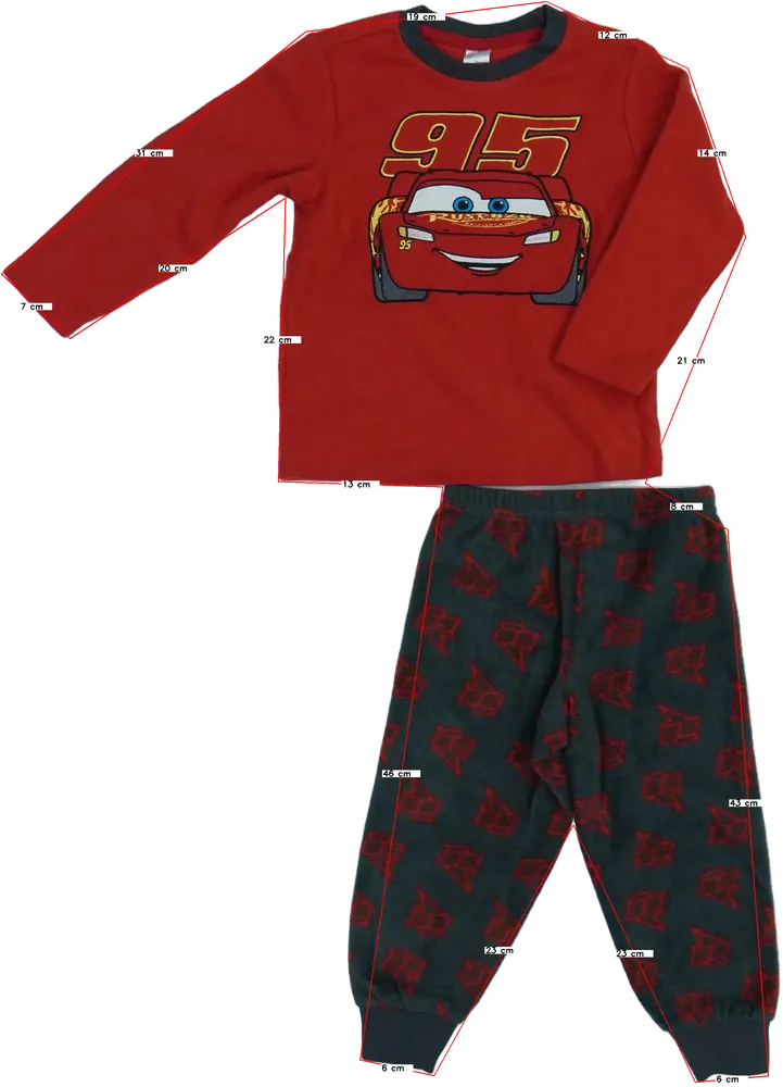 Piros Disney Pizsama EU 92 / UK 2 év / US 2T