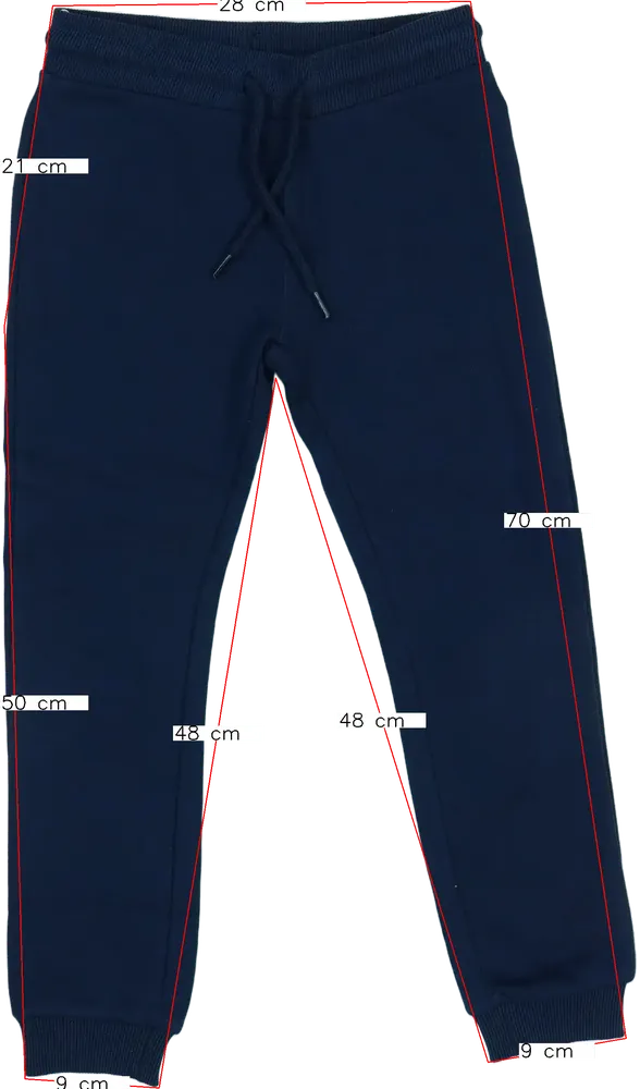 Kék C&amp;A Melegítőnadrág EU 122 / UK 7 év / US 7 év/M