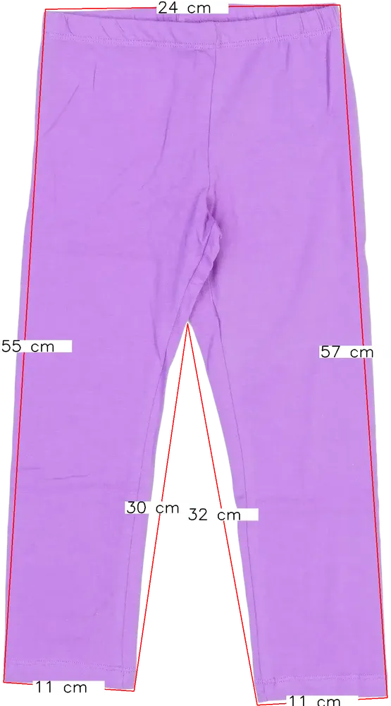 Lila OVS Leggings EU 122 / UK 7 év / US 7 év/M