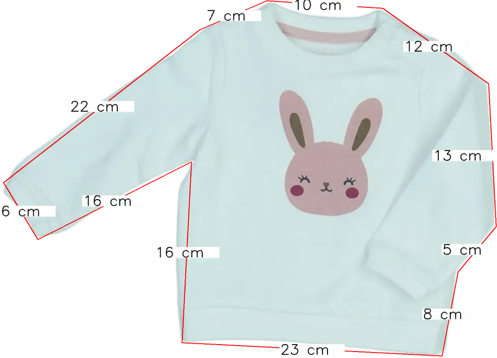 Fehér C&amp;A Pulóver EU 68 / UK 3-6 hónap / US 3-6 hónap