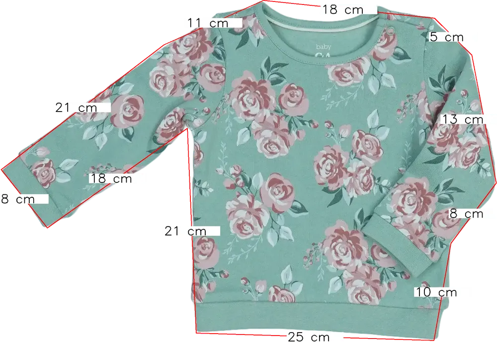 Zöld C&amp;A Pulóver EU 74 / UK 6-9 hónap / US 6-9 hónap