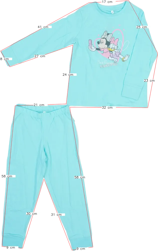 Zöld Disney Pizsama EU 110 / UK 5 év / US 5 év/XS