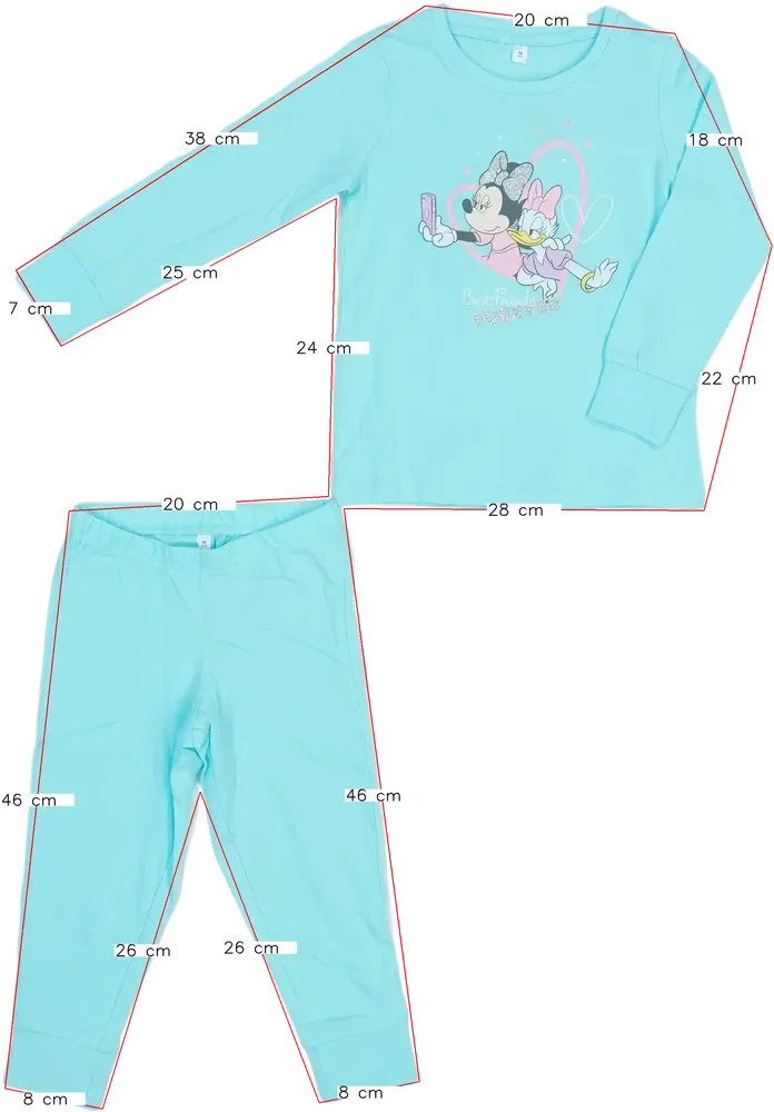 Zöld Disney Pizsama EU 92 / UK 2 év / US 2T