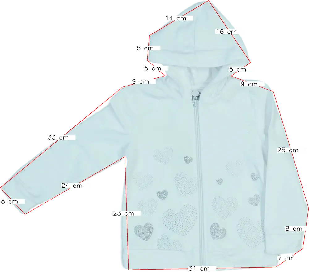 Fehér OVS Kapucnis pulóver EU 104 / UK 4 év / US 4T/XS