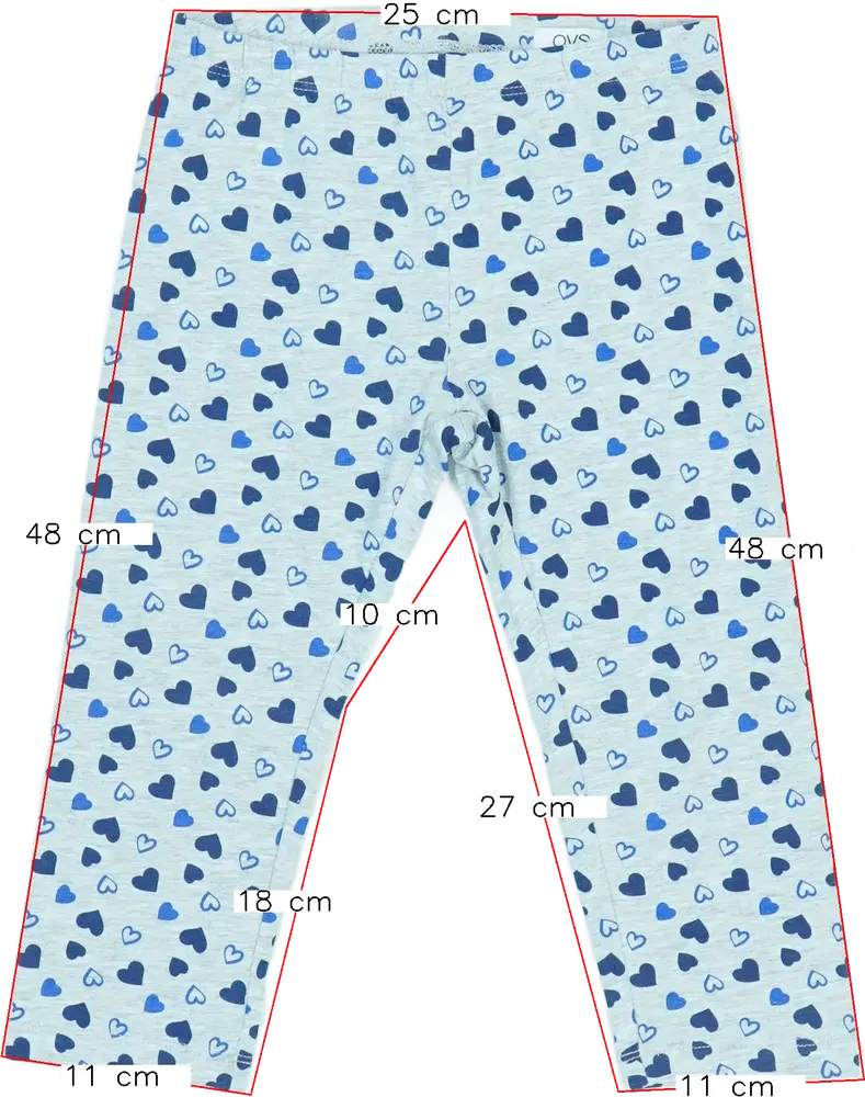 Szürke OVS Leggings EU 122 / UK 7 év / US 7 év/M