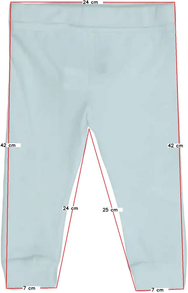 Fehér Egyéb Leggings EU 80 / UK 9-12 hónap / US 12 hónap