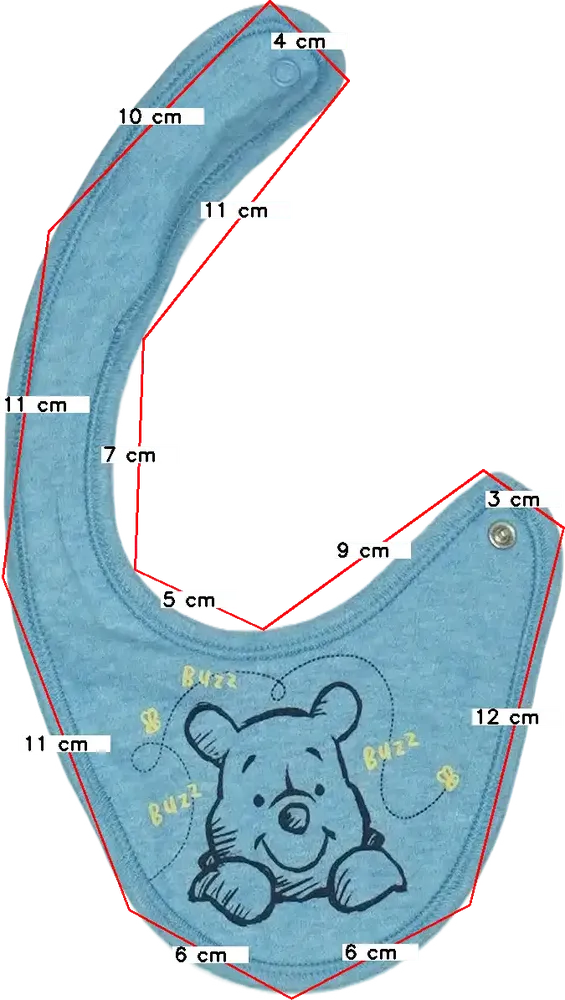 Kék Disney Előke EU 56 / UK Újszülött / US Újszülött