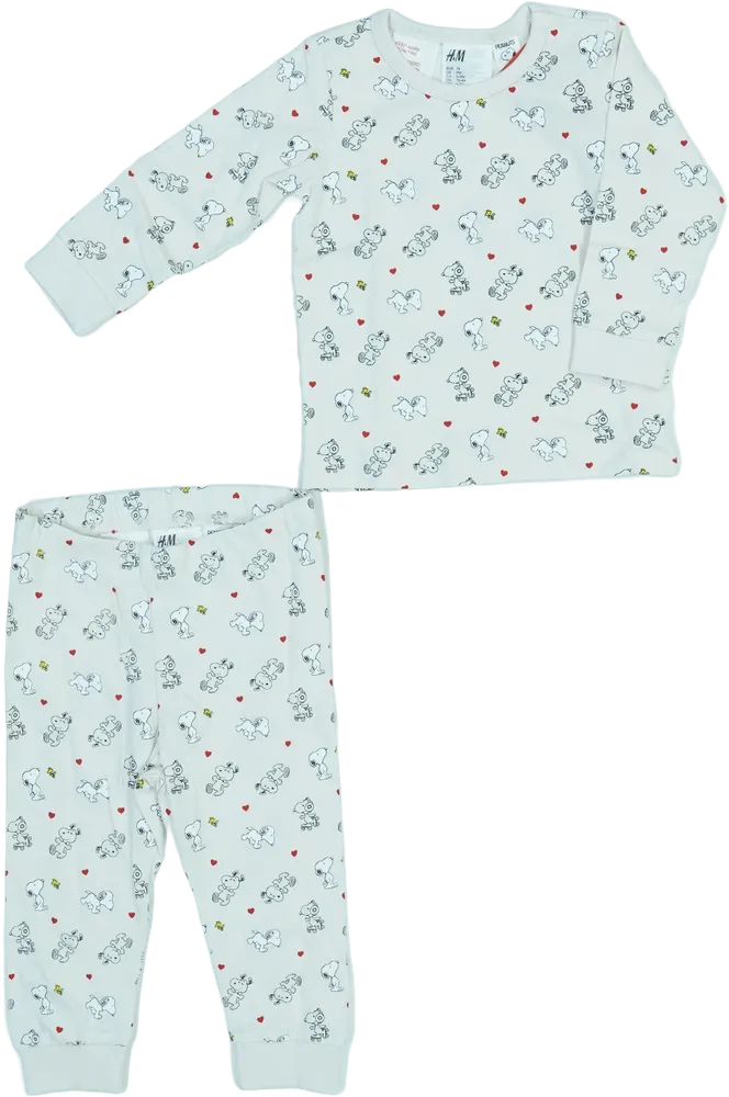 Barna Peanuts Pizsama EU 74 / UK 6-9 hónap / US 6-9 hónap