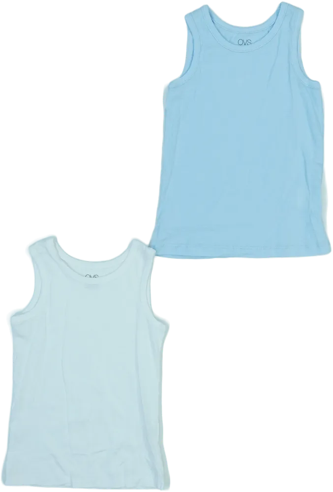 Blue OVS Multipack - Sleeveless shirts EU 116 / UK 6 years / US 6 years/S