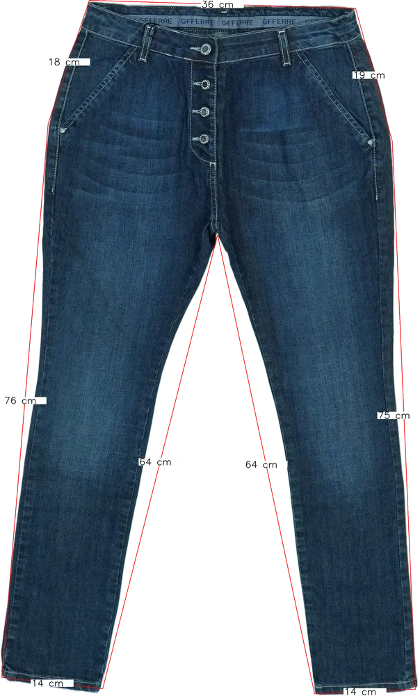 Kék GF Ferré Farmernadrág EU 152 / UK 12 év / US 12 év/L
