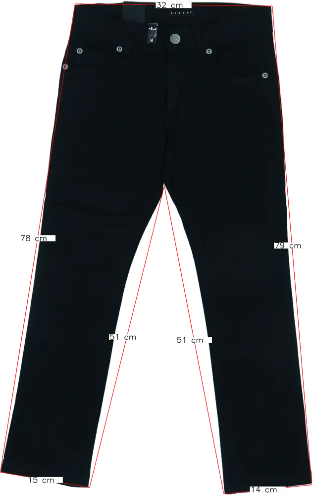 Kék Sisley Farmernadrág EU 128 / UK 8 év / US 8 év/M