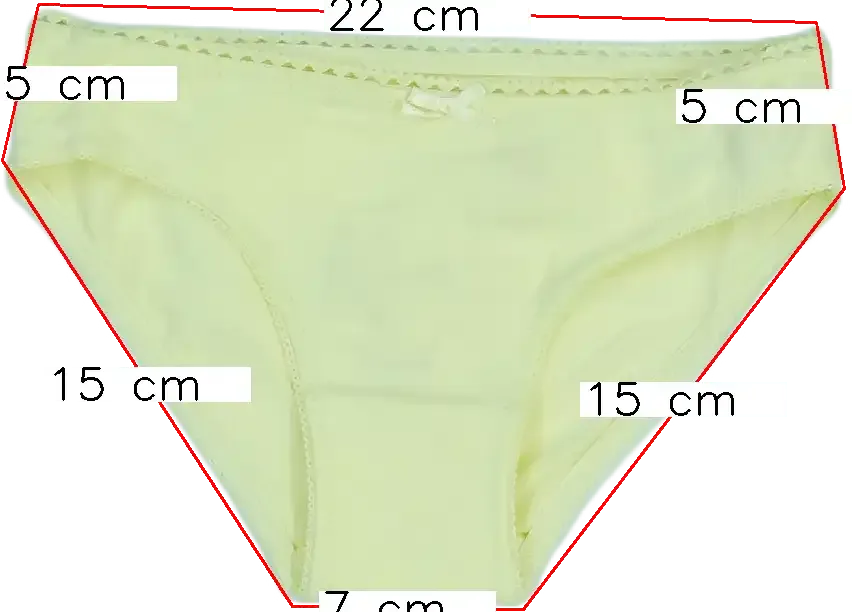 Sárga OVS Lányka / Női bugyi EU 104 / UK 4 év / US 4T/XS