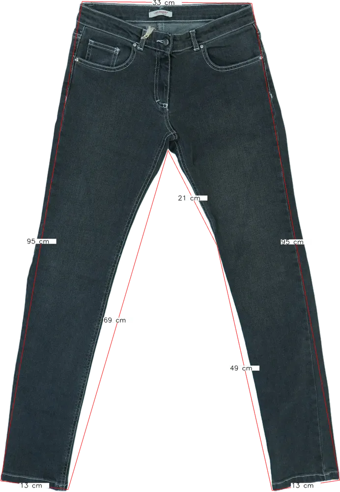 Fekete Laura Biagiotti Farmernadrág EU 164 / UK 14 év / US 14 év/XL